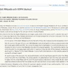 サービス停止について説明するウィキペディアのページ。