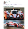 フランスの自動車メディア、『AUTOhebdo』の掲載した画像を引用し、「新しいトヨタのルマンハイブリッドレースカー」と認めた英国トヨタの広報担当責任者、スコット・ブラウンリー氏（同氏のTwitterページ）
