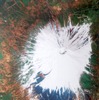 富士山の観測画像プリント（2009年4月9日観測）