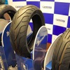 日本ミシュランタイヤは二輪車用タイヤの発表会見を行なった（2012年1月）。