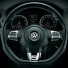 VW ティグアン Rライン 専用レザー3本スポークマルチファンクションステアリングホイール（オーディオコントロール付）