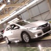 ホンダ英工場シビック生産ライン