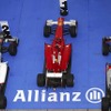 ペレス（向かって左。ザウバー、F1マレーシアGPで2位）