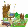 ホンダ 里山の自然で楽しむガーデニングライフ（イメージイラスト）