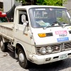 東京・品川に集結したダットサンなどの旧車45台。午後には街をパレード走行した。
