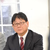 スマートハウス実証実験の意義を語る山本芳春取締役専務執行役員（23日・さいたま市）