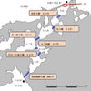 自転車歩行者道の位置図及び通常料金。注=新尾道大橋には自転車歩行者道がない。また、尾道大橋(広島県道路公社)は道幅が狭く交通量も多いため、渡船の利用をすすめる。