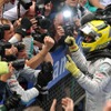 ロズベルグ（メルセデスAMG。4月15日、F1中国GP）