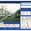 録画映像や走行データをパソコンで表示するイメージ