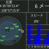 GPSの受信状況を示す画面。「193」が準天頂衛星「みちびき」だ。
