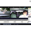 専用ビューアーソフトで車内/車外の撮影映像を再生しつつGoogleマップで走行ルートを確認するイメージ