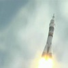 打上げ直後のソユーズ宇宙船の様子