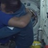 ISSでのクルー合流の瞬間 動画キャプチャ