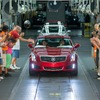 26日、米国ミシガン州のランシング・グランドリバー工場で生産が開始されたキャデラックATS