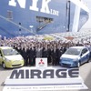 タイで生産され日本へ輸出される新型三菱ミラージュ