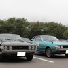 トヨタ・セリカ1600GTV（左）と1600GT（右）　驚くほどオリジナルを保っている2台だ。