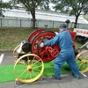 発動機の実演