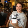 Aryana Amoonさん（カリフォルニア大学バークレー校3年生）は、先輩に当たる孫正義氏による米携帯通信事業者の買収劇に「Good Job!」との声援を送ってくれた。（筆者撮影）