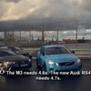 アウディRS4、BMW M3、ボルボS60ポールスターの3台を比較した独『auto motor and sport』