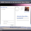 宇宙飛行士に送れるメッセージカード