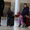 米国東部を襲った吹雪による航空便の運行中止