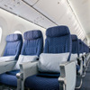 ユナイテッド航空787インテリア