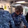 USSデンバー負傷者救済ドリル（動画キャプチャ）