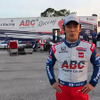 AJフォイトレーシングのテストに参加した佐藤琢磨