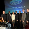フォードモーターのオハイオ州クリーブランド工場で行われた記者発表会