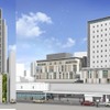 新たに建設される京急川崎駅ビルのイメージ。