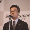 ブリヂストン コーポレート コミュニケーションとモータースポーツを担当している武濤氏