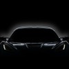 米国デトロイトエレクトリック社の新型EVスーパーカーの予告イメージ