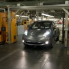 3月28日、英国サンダーランド工場で生産が開始された日産リーフ