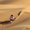 砂漠でのCRF450 RALLY