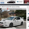 次期スバル インプレッサ WRX の開発テストの様子を紹介した米『モータートレンド』