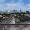ロングビーチ市街地コースのバーチャルラップ（動画キャプチャ）