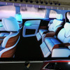 飛行機のビジネスクラスシートをイメージしたという『Concept M』の車内イメージ