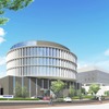 東洋ゴム・新本社のパース図
