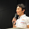 インディカー日本人初勝利の佐藤琢磨選手凱旋会見（ホンダ青山本社）