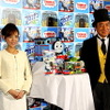 「きかんしゃトーマス ブルーマウンテンの謎」公開イベントでの高橋英樹さんと高橋真麻さん