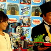 「きかんしゃトーマス ブルーマウンテンの謎」公開イベントでの高橋英樹さんと高橋真麻さん