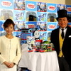 「きかんしゃトーマス ブルーマウンテンの謎」公開イベントでの高橋英樹さんと高橋真麻さん