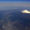 東京発徳島行きJEX1433便から見た富士山（2013年4月）