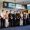こいのぼりフライトに関わる男性スタッフが勢揃い。
