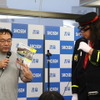 由利高原鉄道・春田社長（左）と野月貴弘氏