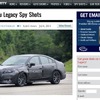 次期スバルレガシィのテストカーをスクープした米『MOTOR AUTHORITY』