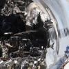 着陸失敗後に火災を起こしたアシアナ航空777