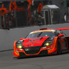 GT300クラス予選2位、Q2でのトップとの差は0.009秒だったARTA CR-Z（写真はセパン戦）。写真：Honda