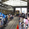 昨年の「南入曽車両基地 電車夏まつり」の様子。