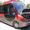 新発想の電気バス、発進! …大量のバッテリーとオサラバ